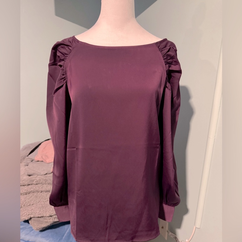 NWT purple Banana Republic top, large